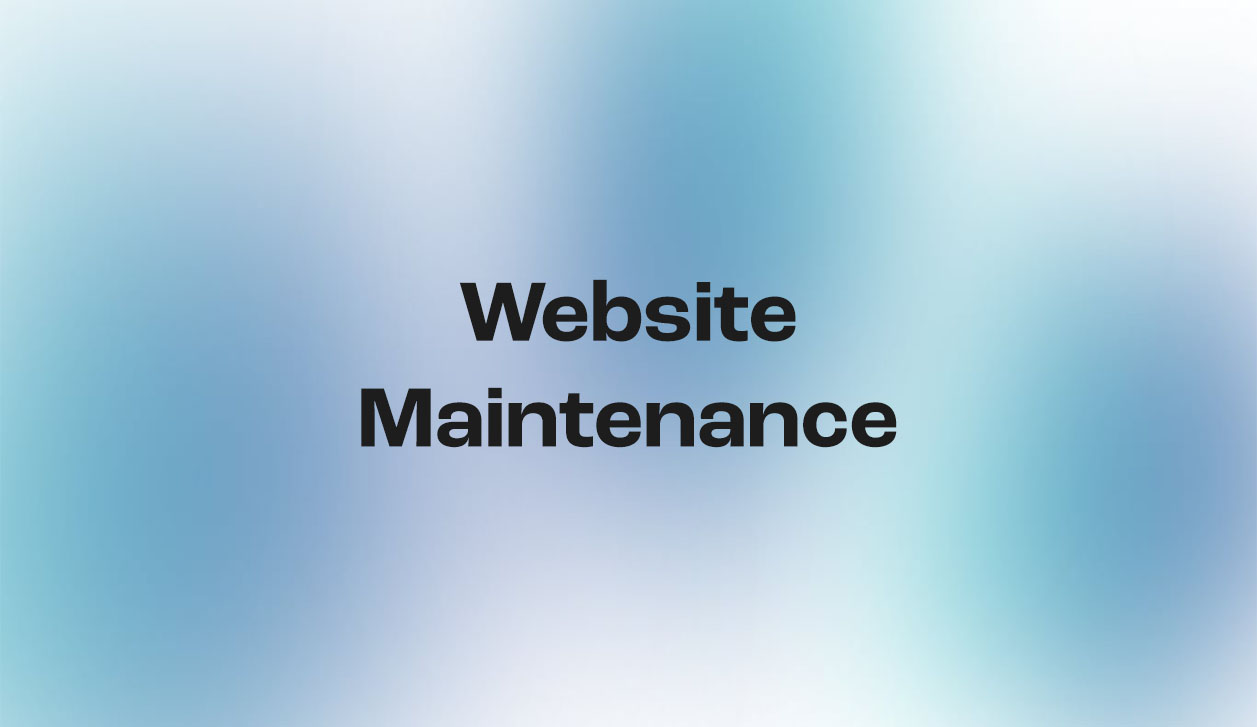 Website Maintenance