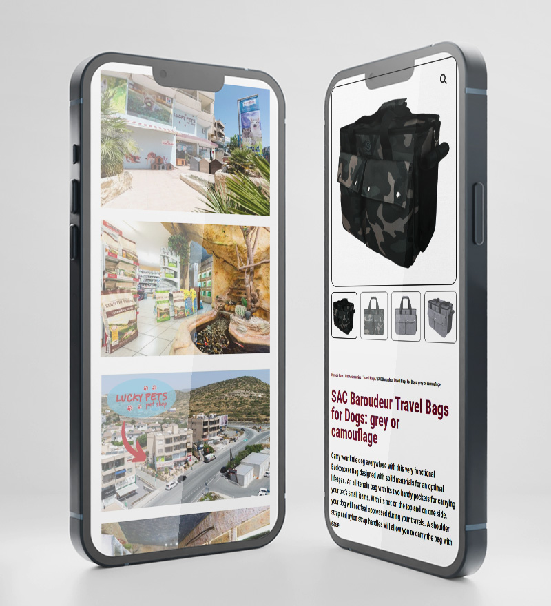 pet travel bag product in mobile phone side