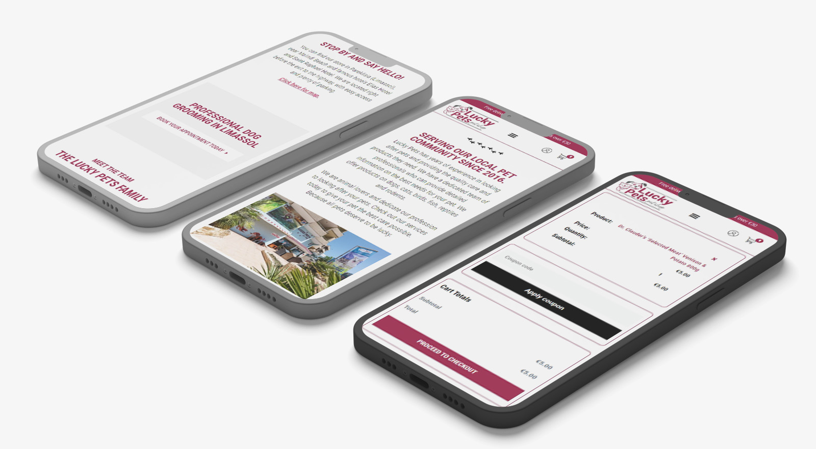 Lucky Pets 3 Mobile Layout