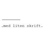 Med Liten Skrift Logo for Client