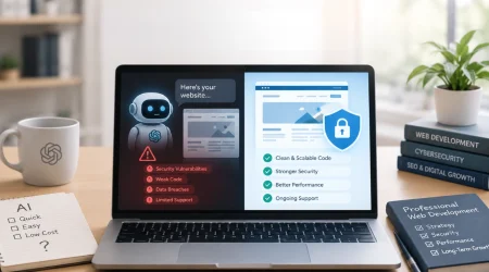Can AI Build a Secure Website The Risks of Skipping Professional Web Development
